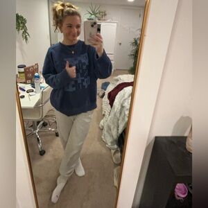 Brandy Melville John Galt Rosa heather grey sweatpants